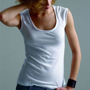 Park Vogel Cap Sleeve Scoop Top (white)